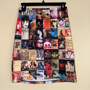 Unbranded Various Vintage Opera Poster Covers Collage Midi Skirt Size S